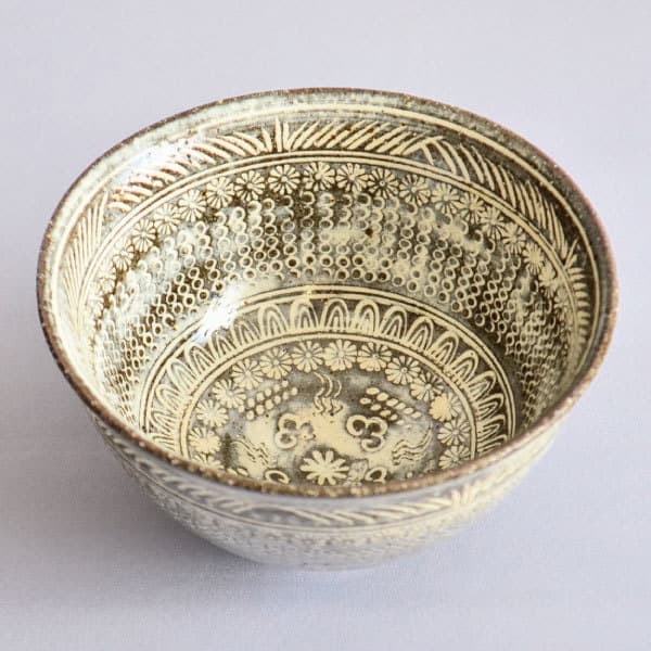 榊原勇一 作 尾高焼 三島茶碗 of 茶の湯 墨東清友館 茶道具専門店(有 榊原勇一 作 尾高焼 三島茶碗 of 茶の湯 墨東清友館 茶道具専門店(有