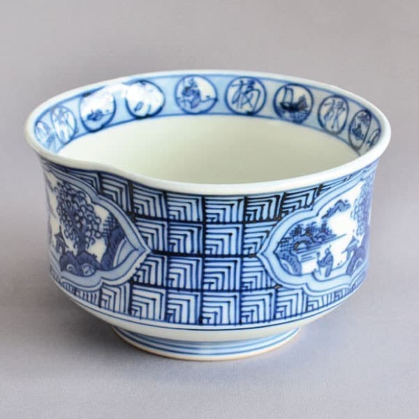 染付黄彩 十角 水指 名工 手塚 祥堂 央 茶道具 d83 - www.top4all.pl