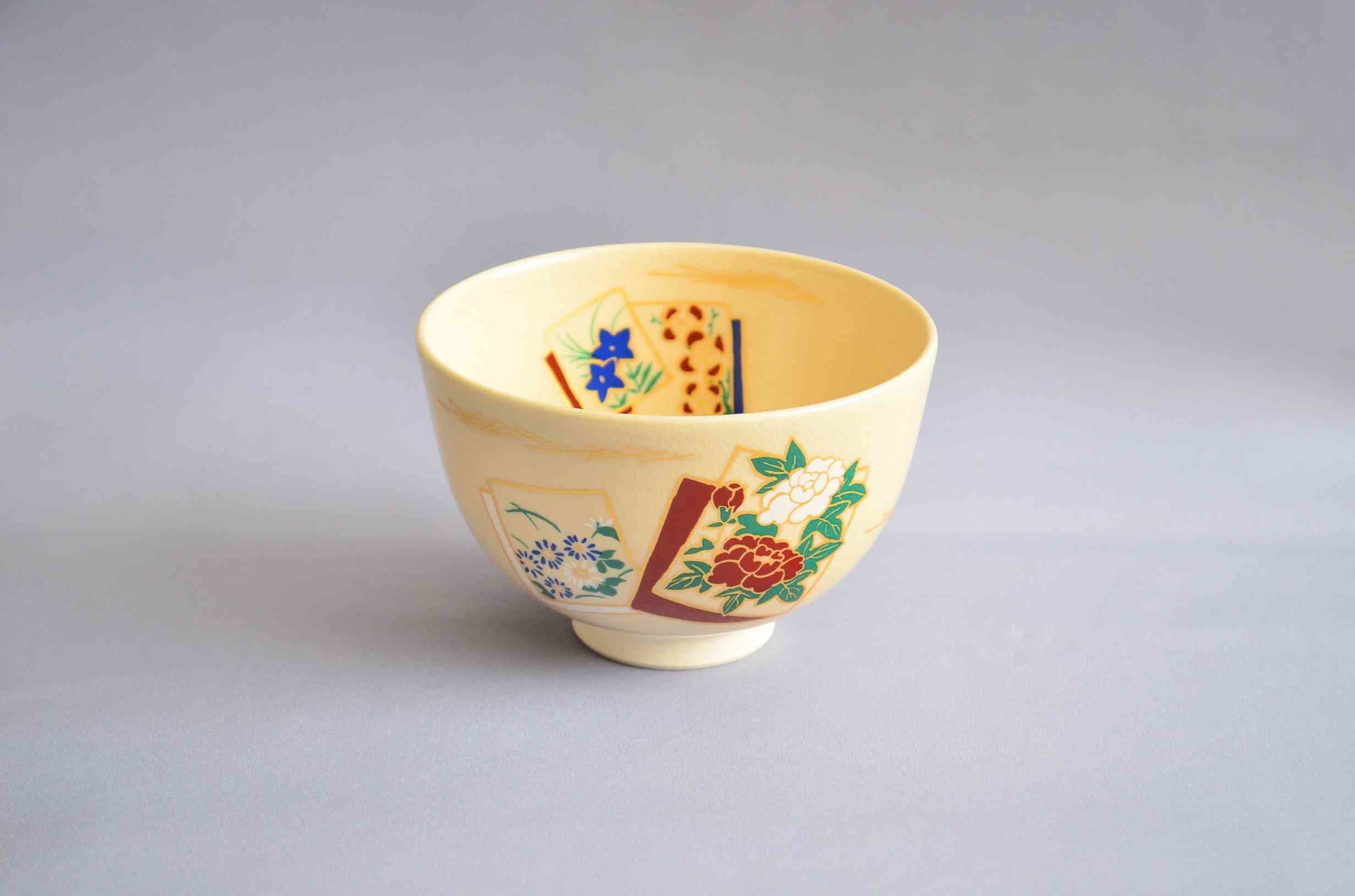 大野桂山 作 青楽竹茶碗(内 香炉釉) of 茶の湯 墨東清友館 茶道具専門 大野桂山 作 青楽竹茶碗(内 香炉釉) of 茶の湯 墨東清友館 茶道具専門