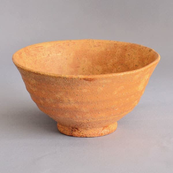 那波鳳翔 作 播州相生焼 黄伊羅保茶碗 of 茶の湯 墨東清友館 茶道具 【期間限定特価】 高麗茶碗 C203 1F14D 那波鳳翔作 伊羅保茶碗 茶道具 陶芸